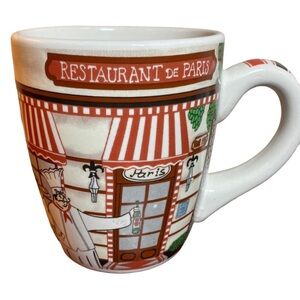 Housewares International Restaurant de Paris Oversized Coffee Latte Mug